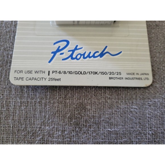 Brother 3/8" (9mm) Black on White P-touch Tape for PT170K, PT-170K Printer - Picture 4 of 4